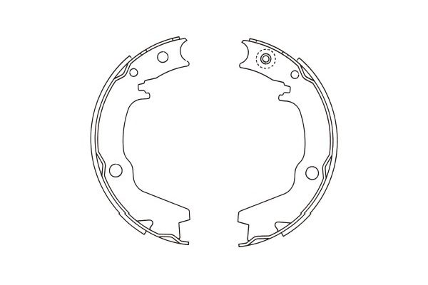 KAVO PARTS Fékpofa KBS-6401_KP