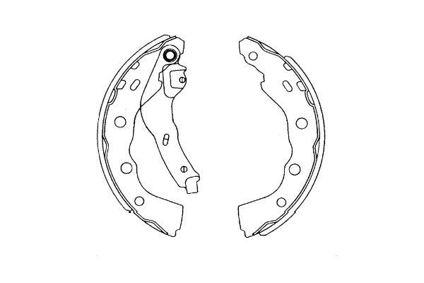 KAVO PARTS Fékpofa KBS-6415_KP