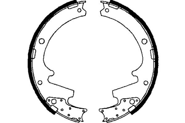 KAVO PARTS Fékpofa KBS-6418_KP