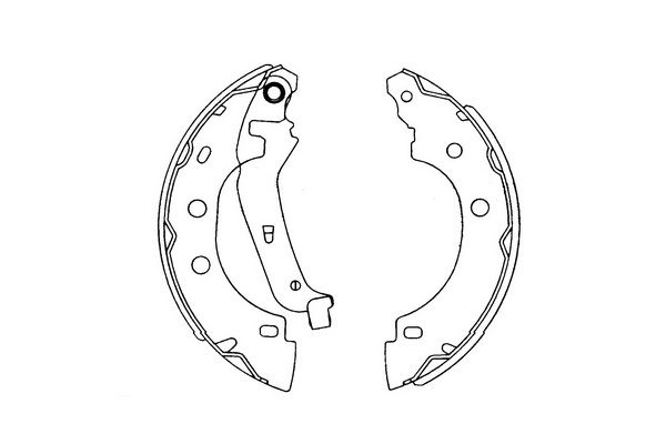 KAVO PARTS Fékpofa KBS-7410_KP