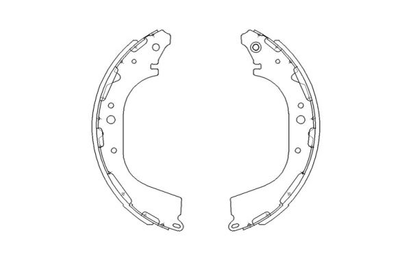 KAVO PARTS Fékpofa KBS-7411_KP