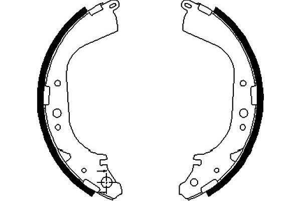 KAVO PARTS Fékpofa KBS-7432_KP