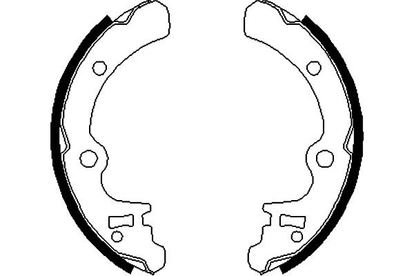 KAVO PARTS Fékpofa KBS-8403_KP