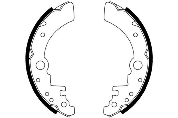 KAVO PARTS Fékpofa KBS-8407_KP