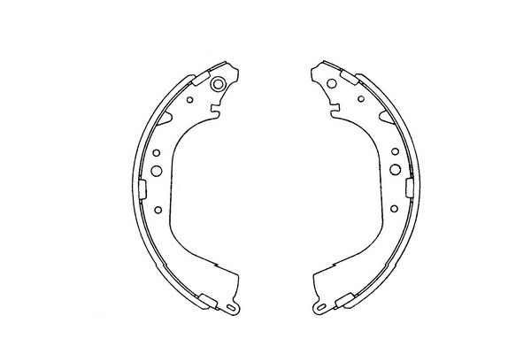 KAVO PARTS Fékpofa KBS-9901_KP