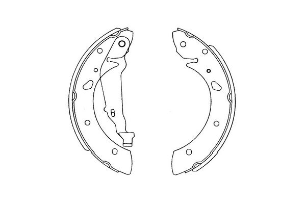 KAVO PARTS Fékpofa KBS-9915_KP