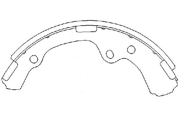 KAVO PARTS Fékpofa KBS-9916_KP