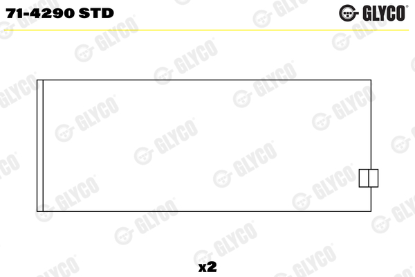 GLYCO Hajtókarcsapágy 71-4290