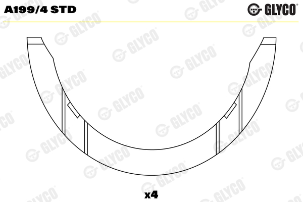GLYCO Támcsapágy A199/4