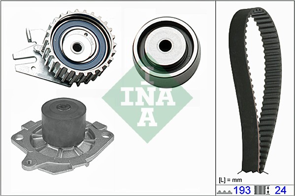 INA 530062130_INA Vezérműszíjkészlet vízpumpával