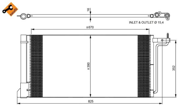 NRF Klímahűtő 350051_NRF