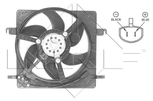 NRF Ventilátor, vízhűtő 47037_NRF