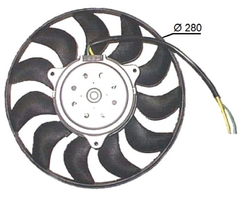 NRF Ventilátor, vízhűtő 47616_NRF