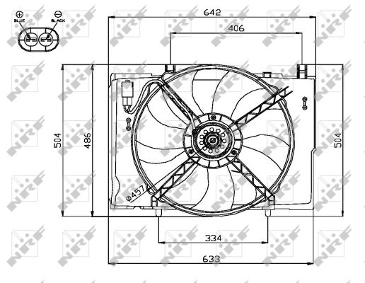 NRF Ventilátor, vízhűtő 47741_NRF