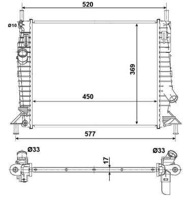 NRF Vízhűtő 53028_NRF