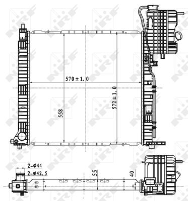 NRF Vízhűtő 53176_NRF