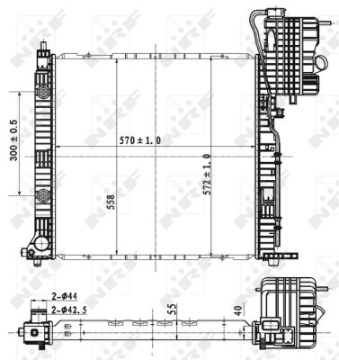 NRF Vízhűtő 53177_NRF