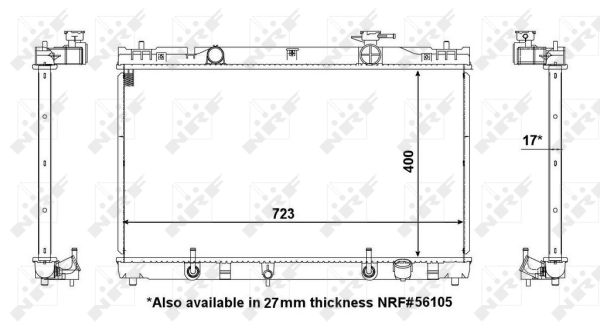 NRF Vízhűtő 53587_NRF