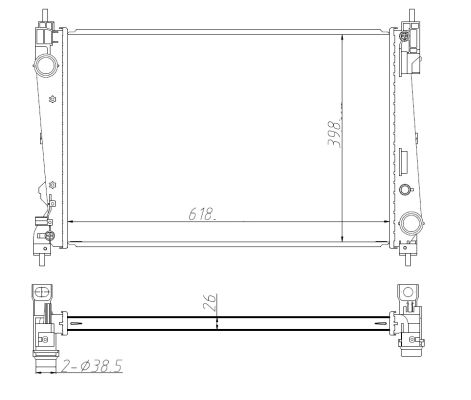 NRF 550005_NRF Vízhűtő