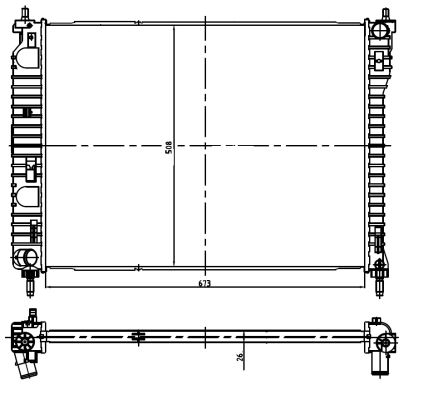 NRF Vízhűtő 550013_NRF