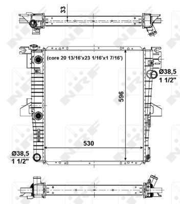 NRF Vízhűtő 56034_NRF