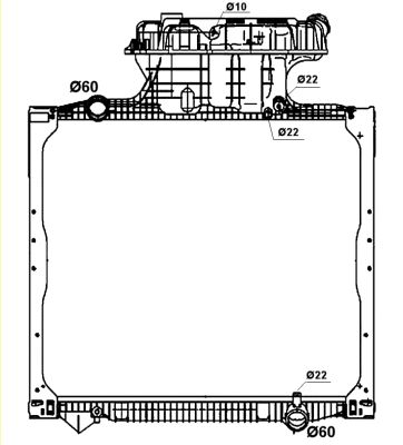 NRF Vízhűtő 58278_NRF