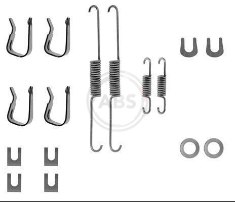 ABS Tartozékkészlet, fékpofa 0549Q_ABS