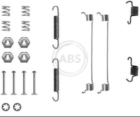 ABS Tartozékkészlet, fékpofa 0651Q_ABS