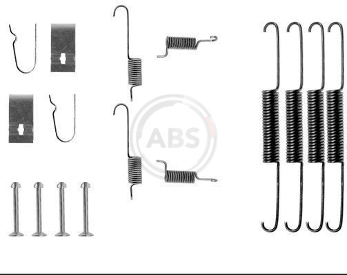 ABS Tartozékkészlet, fékpofa 0664Q_ABS