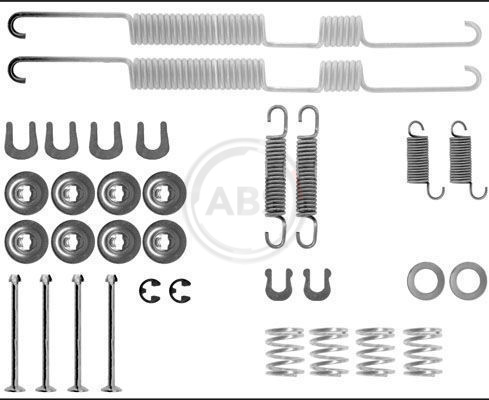 ABS Tartozékkészlet, fékpofa 0698Q_ABS