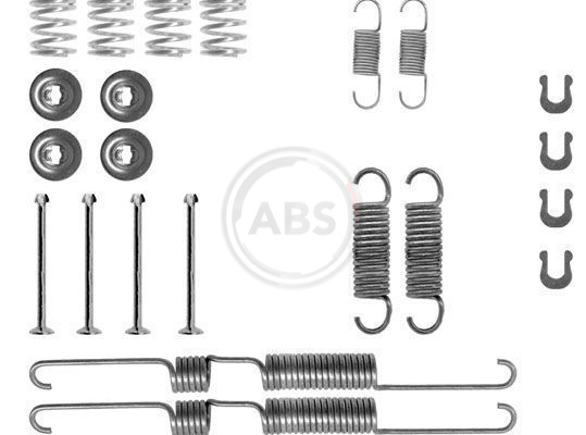 ABS Tartozékkészlet, fékpofa 0738Q_ABS