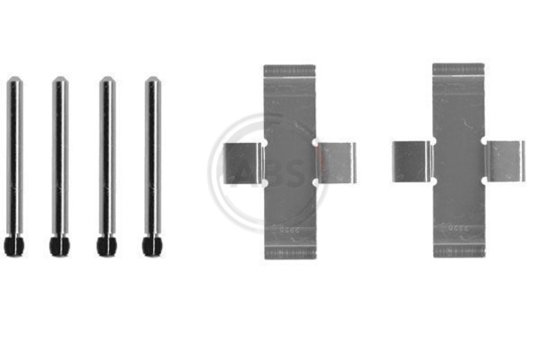ABS Tartozékkészlet, tárcsafékbetét 0904Q_ABS