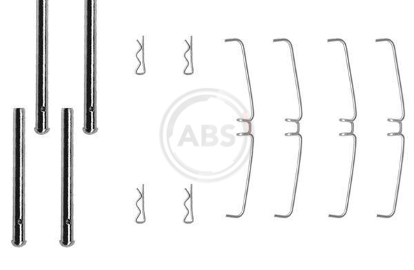 ABS Tartozékkészlet, tárcsafékbetét 0907Q_ABS