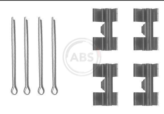 ABS Tartozékkészlet, tárcsafékbetét 0969Q_ABS