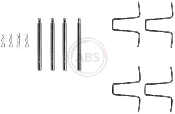 ABS Tartozékkészlet, tárcsafékbetét 0976Q_ABS