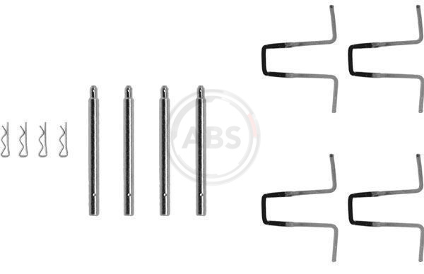 ABS Tartozékkészlet, tárcsafékbetét 0977Q_ABS