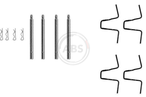 ABS Tartozékkészlet, tárcsafékbetét 0978Q_ABS