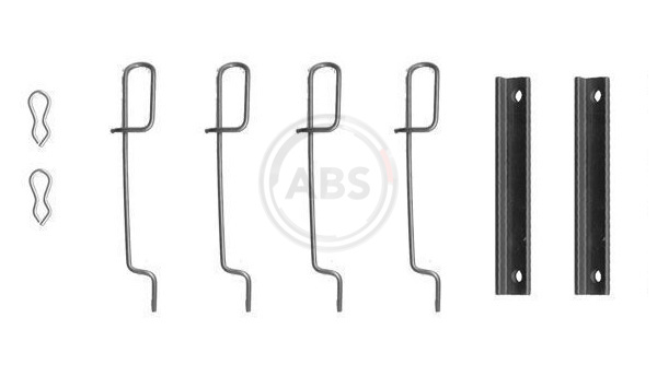 ABS Tartozékkészlet, tárcsafékbetét 0992Q_ABS