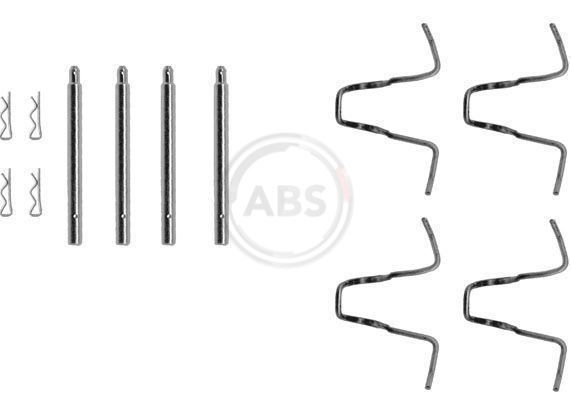 ABS Tartozékkészlet, tárcsafékbetét 1005Q_ABS