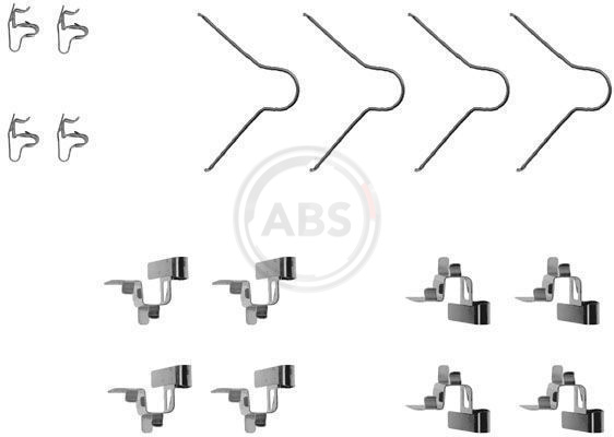 ABS Tartozékkészlet, tárcsafékbetét 1030Q_ABS