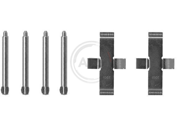 ABS Tartozékkészlet, tárcsafékbetét 1037Q_ABS