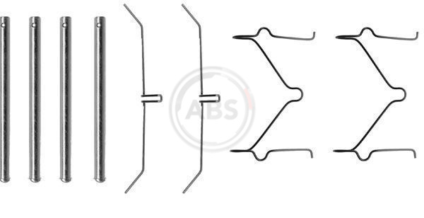 ABS Tartozékkészlet, tárcsafékbetét 1050Q_ABS