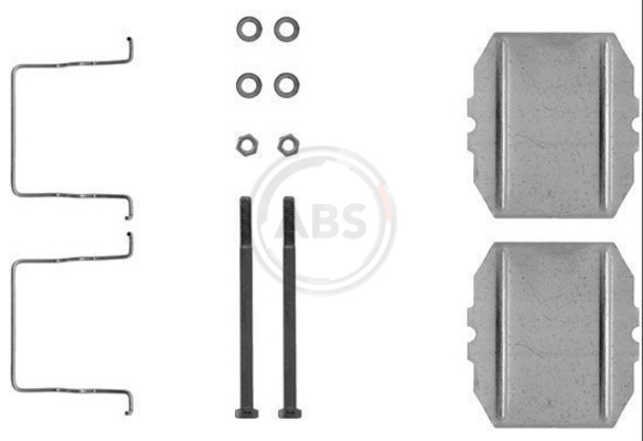 ABS Tartozékkészlet, tárcsafékbetét 1053Q_ABS