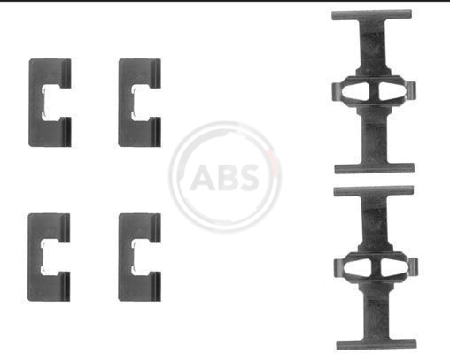 ABS Tartozékkészlet, tárcsafékbetét 1092Q_ABS