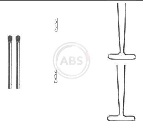 ABS Tartozékkészlet, tárcsafékbetét 1120Q_ABS