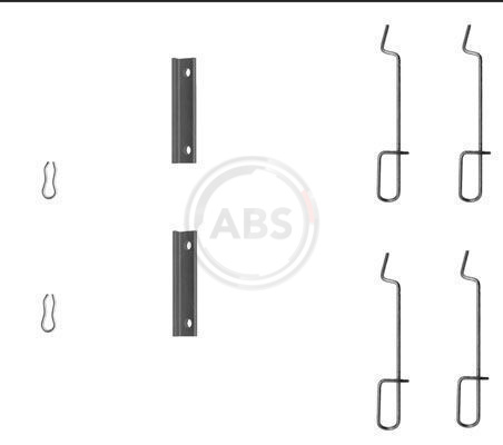 ABS Tartozékkészlet, tárcsafékbetét 1125Q_ABS