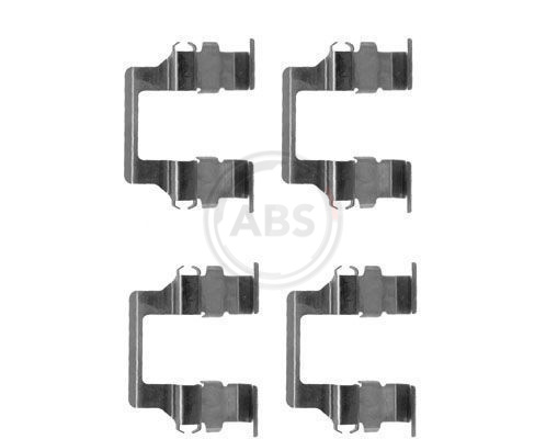 ABS Tartozékkészlet, tárcsafékbetét 1164Q_ABS