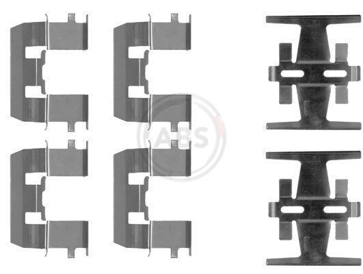 ABS Tartozékkészlet, tárcsafékbetét 1208Q_ABS