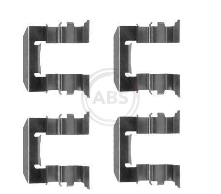 ABS Tartozékkészlet, tárcsafékbetét 1212Q_ABS