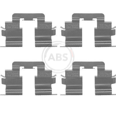 ABS Tartozékkészlet, tárcsafékbetét 1215Q_ABS